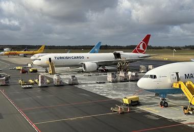 Aircraft at Billund Airport